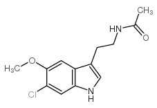 6-羟基褪黑素结构式