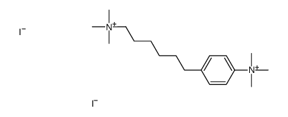 trimethyl-[4-[6-(trimethylazaniumyl)hexyl]phenyl]azanium,diiodide结构式