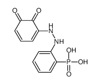 [2-[2-(5,6-dioxocyclohexa-1,3-dien-1-yl)hydrazinyl]phenyl]phosphonic acid Structure