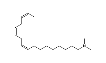 (9Z,12Z,15Z)-N,N-dimethyloctadeca-9,12,15-trien-1-amine结构式