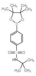 4-(TERT-BUTYLAMINO)SULFONYLPHENYLBORONIC ACID PINACOL ESTER Structure