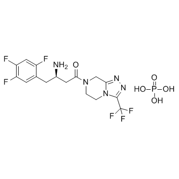 Sitagliptin Phosphate Structure