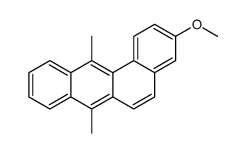 3-methoxy-7,12-dimethylbenz(a)anthracene Structure