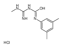 1-(3,5-dimethylphenyl)-3-(N'-methylcarbamimidoyl)urea,hydrochloride结构式