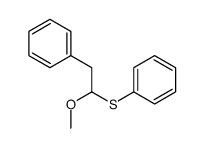 (1-methoxy-2-phenylethyl)sulfanylbenzene Structure