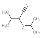 3-methyl-2-(propan-2-ylamino)butanenitrile结构式