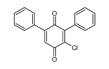 2-chloro-3,5-diphenylcyclohexa-2,5-diene-1,4-dione结构式