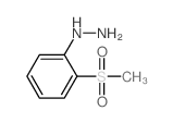 (2-methylsulfonylphenyl)hydrazine结构式