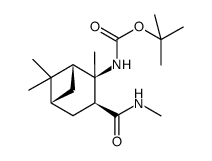 (1R,2R,3S,5R)-(2,6,6-TRIMETHYL-3-METHYLCARBAMOYL-BICYCLO[3.1.1]HEPT-2-YL)-CARBAMIC ACID TERT-BUTYL ESTER结构式