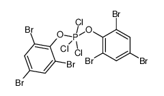 Trichlorobis(2,4,6-tribromophenoxy)phosphorane结构式