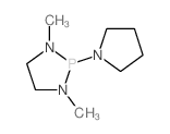 1,3,2-Diazaphospholidine,1,3-dimethyl-2-(1-pyrrolidinyl)-结构式