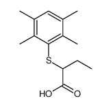 2-(2,3,5,6-tetramethylphenyl)sulfanylbutanoic acid结构式