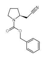 (S)-BENZYL 2-(CYANOMETHYL)PYRROLIDINE-1-CARBOXYLATE Structure