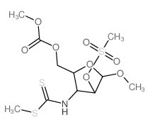 [5-methoxy-3-(methylsulfanylcarbothioylamino)-4-methylsulfonyloxy-oxolan-2-yl]methyl methyl carbonate picture