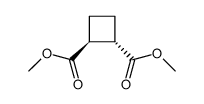 dimethyl trans-(1R,2R)-cyclobutane-1,2-dicarboxylate structure