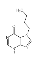 7-butyl-3H-purin-6-one Structure