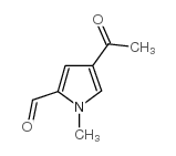 1H-Pyrrole-2-carboxaldehyde, 4-acetyl-1-methyl- (9CI)结构式