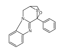 1,4-Epithio-1H,3H-(1,4)oxazepino(4,3-a)benzimidazole, 4,5-dihydro-1-ph enyl- Structure