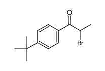 2-BROMO-1-(4-ISOBUTYL PHENYL)-1-PROPANONE结构式