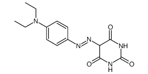 5-((4-(diethylamino)phenyl)diazenyl)pyrimidine-2,4,6(1H,3H,5H)-trione Structure