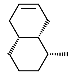 Naphthalene, 1,2,3,4,4a,5,8,8a-octahydro-1-methyl-, (1alpha,4abeta,8abeta)- (9CI)结构式