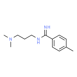 p-Toluamidine, N-[3-(dimethylamino)propyl]- (8CI) structure