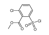 methyl 6-chloro-2-chlorosulfonyl-benzoate Structure