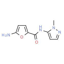 2-Furancarboxamide,5-amino-N-(1-methyl-1H-pyrazol-5-yl)-(9CI)结构式