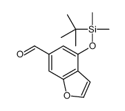 4-[tert-butyl(dimethyl)silyl]oxy-1-benzofuran-6-carbaldehyde Structure