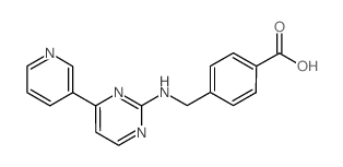 4-({[4-(Pyridin-3-yl)pyrimidin-2-yl]amino}methyl)benzoic acid Structure