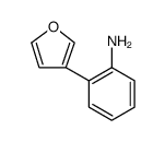 2-(呋喃-3-基)苯胺结构式