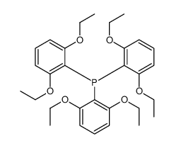 tris(2,6-diethoxyphenyl)phosphane Structure