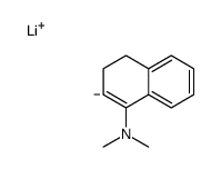 lithium,N,N-dimethyl-3,4-dihydro-2H-naphthalen-2-id-1-amine结构式