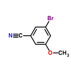 3-Bromo-5-methoxybenzonitrile Structure