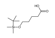 5-((tert-Butyldimethylsilyl)oxy)pentanoicacid structure