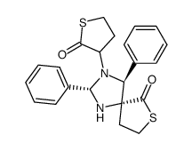 2,4-diphenyl-3-(3'-tetrahydro-2-oxo-thienyl)-5,5-spiro(3',3'-tetrahydro thiophen-2-one)结构式