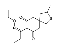 8-(N-ethoxy-C-ethylcarbonimidoyl)-3-methyl-2-thiaspiro[4.5]decane-7,9-dione Structure