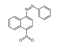 (4-nitronaphthalen-1-yl)-phenyldiazene结构式