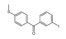 3-IODO-4'-METHYLTHIOBENZOPHENONE结构式