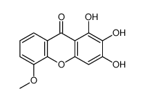 1,2,3-trihydroxy-5-methoxyxanthen-9-one Structure