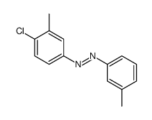 (4-chloro-3-methylphenyl)-(3-methylphenyl)diazene结构式