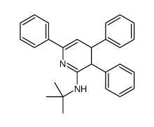 N-tert-butyl-3,4,6-triphenyl-3,4-dihydropyridin-2-amine Structure