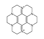 1,2,3,4,5,6,7,8,9,10,11,12-Dodecahydro-2a,4a,6a,8a,10a,12a-hexaaza-coronene结构式