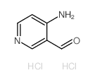 4-Aminonicotinaldehyde dihydrochloride structure