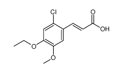 2-Propenoic acid, 3-(2-chloro-4-ethoxy-5-methoxyphenyl)- picture