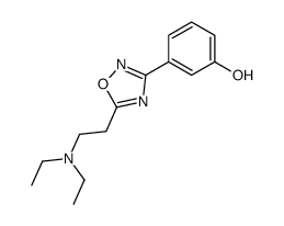 3-[5-[2-(diethylamino)ethyl]-1,2,4-oxadiazol-3-yl]phenol结构式