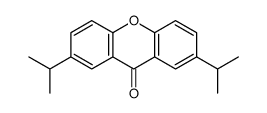 2,7-di(propan-2-yl)xanthen-9-one Structure