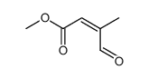 methyl (Z)-3-methyl-4-oxo-2-butenoate Structure