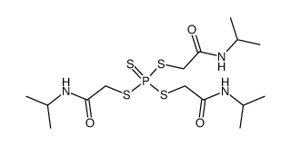 Tetrathiophosphorsaeure-tris(N-isopropylcarbamoylmethyl)ester Structure