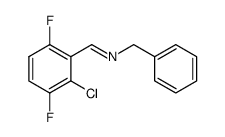 N-(2-chloro-3,6-difluorobenzylidene)benzylamine Structure